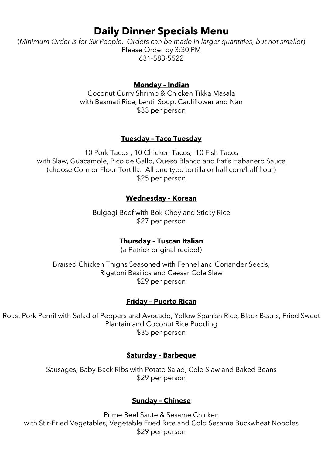 DailyDinnerMenu